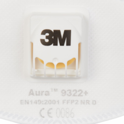 MASQUE USAGE COURT AURA 9332 FFP3 NR D VALVE (Boîte de 10)