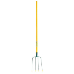 FOURCHE À FUMIER 4 DENTS DOUILLE MANCHE BOIS CERTIFIE PEFC 100%