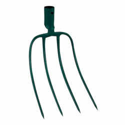 FOURCHE À FUMIER 4 DENTS DOUILLE MANCHE BOIS CERTIFIE PEFC 100%