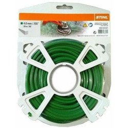 FIL DE COUPE CARRE NYLON VERT FONCE Ø4.0mm x 28m BOBINE