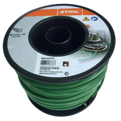 FIL DE COUPE CARRE NYLON VERT FONCE Ø4.0mm x 90m BOBINE