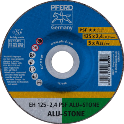 DISQUE A TRONCONNER 125X2.4 PSF ALU+PIERRE MD