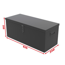 COFFRE CHANTIER +PLATEAU BALADEUR 550X300X300MM - 16 KG