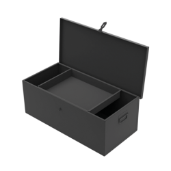 COFFRE CHANTIER +PLATEAU BALADEUR 550X300X300MM - 16 KG