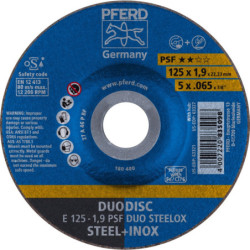 DISQUE A TRONCONNER 125X1,9 PSF ACIER/INOX MD
