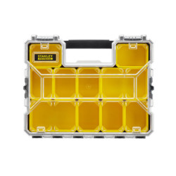ORGANISEUR ETANCHE PROF 64mm 10 COMPARTIMENTS AMOVIBLES 45X36X6 cm