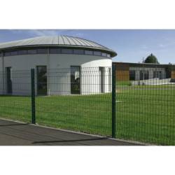 PANNEAU DE CLOTURE AXIS C HAUT 1.00mx LARG 2.48m Maille 200x55mm FIL 5mm VERT 6005