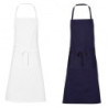 Tablier 100% coton 105cm Bleu