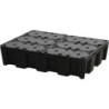BAC DE RETENTION LABO MODULAIRE PE35 avec caillebotis PE
