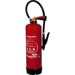 EXTINCTEUR POUDRE ABC 9 KG AVEC SUPPORT