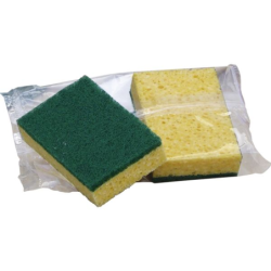 EPONGE MENAGE ABRASIVES - 110 X 70 MM ( LOT DE 2 )