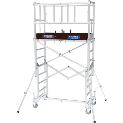 ECHAFAUDAGE X'TOWER haut plancher 2.80m-haut travail 4.80 m