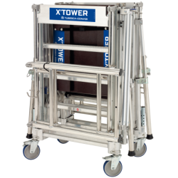 ECHAFAUDAGE X'TOWER haut plancher 2.80m-haut travail 4.80 m