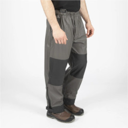 Pantalon de pluie Piranha polyuréthane PVC Gris/noir