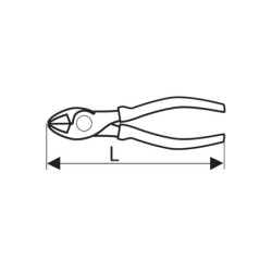PINCE COUPANTE DIAGONALE 180mm EXPERT