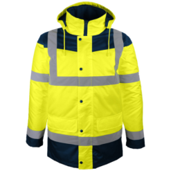 Parka HV Palerme classe 3 Jaune/marine
