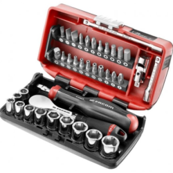 COFFRET DE DOUILLES 1/4 version cliquet haute précision R.181NANOPB