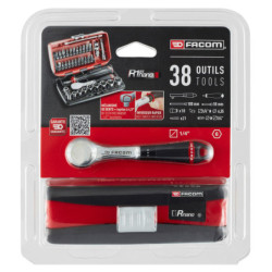 COFFRET DE DOUILLES 1/4 version cliquet haute précision R.181NANOPB