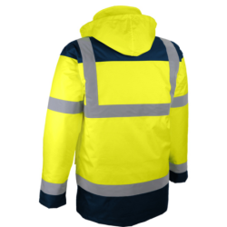 Parka HV Palerme classe 3 Jaune/marine