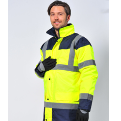 Parka HV Palerme classe 3 Jaune/marine