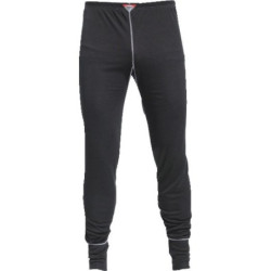 Caleçon long thermo 100% polyester Noir