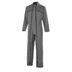 Combinaison 2 zips Mercure 100% coton 320g Gris Acier