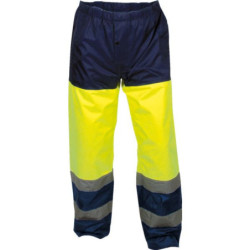 Pantalon de pluie HV Sören polyester polyuréthane Jaune/marine