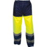 Pantalon de pluie HV Sören polyester polyuréthane Jaune/marine