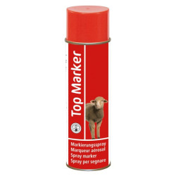 SPRAY DE MARQUAGE OVINS ROUGE TOPMARKER, 500ML