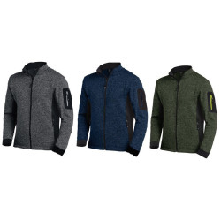 SWEAT CARDIGAN ZIPPE CHRISTOPH 100% POLY 280G Anthracite/ Noir