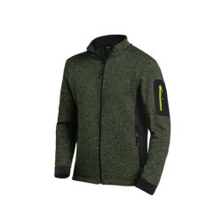 SWEAT CARDIGAN ZIPPE CHRISTOPH 100% POLY 280G Marine/ Noir