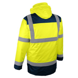 FS Parka HV 4en1 Parina classe 3 Jaune/marine
