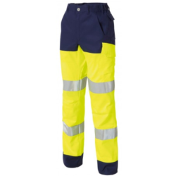 Pantalon HV Luklight Very Light Jaune/marine