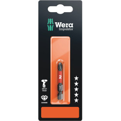 BLISTER DE 1 EMBOUT IMPACT PHILLIPS PH 2 X LONG 50 MM