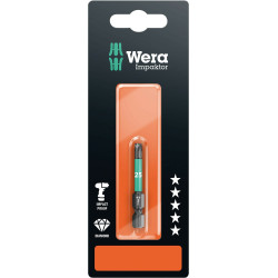 BLISTER DE 1 EMBOUT IMPACT TORX TX25 X LONG 50 MM