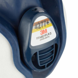 DEMI MASQUE SERIE 4000+ A FILTRES INTEGRES FFA2P3 R D