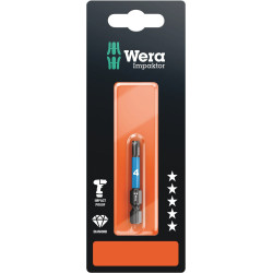BLISTER DE 1 EMBOUT IMPACT HEXAGONAL 5.0 X LONG 50 MM