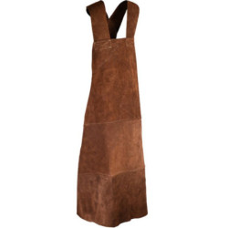 Tablier soudeur cuir Marron croûte 90x70 cm