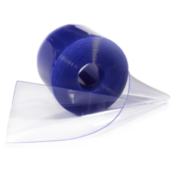 LANIERE SOUPLE PVC TRANSPARENTE 200MM X 2 MM ROULEAU DE 50 M