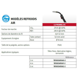 TORCHE MIG LG PROMIG AIR 270 4M