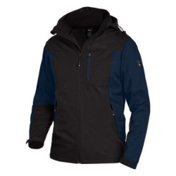 VESTE SOFTSHELL JANNIK 100% POLY 320G Vert Olive/ Noir