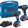 Pack de Perceuse-visseuse GSR 18V-55 + Boulonneuse GDX 18V-200 + 2 batteries + chargeur rapide