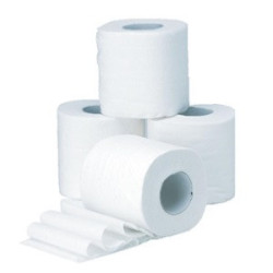 PAPIER WC BLANC (paquet 12 rouleaux)