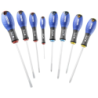 JEU DE 8 TOURNEVIS PLAT/PHILL/POZI EXPERT