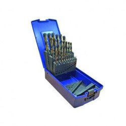 COFFRET 25 FORETS CYL CO5% POUR INOX Ø 1,0 A 13mm