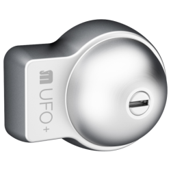 VERROU DE SÉCURITÉ POUR VÉHICULE UTILITAIRE UFO KIT 2 PIECES, INOX AVEC 3 CLÉS