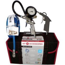 KIT VALISETTE 7 ACCESSOIRES TUY 5m PRO+POIGNEE METAL+SOUFFLETTE+EMBOUTS