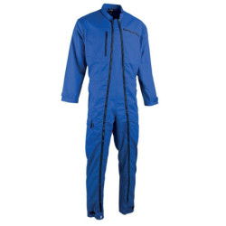 Combinaison 2 zips Tracto polyester coton 245g Bleu bugatti