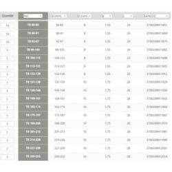 COLLIER DE SERRAGE A TOURILLON L.24mm , Ø86-91mm ACIER W1