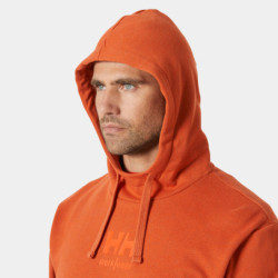 FS Sweat à capuche Classic logo coton polyester 280g Dark orange